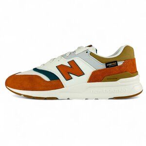 New Balance 997H Cordura White Orange Men's Shoes Sneakers CM997HZD